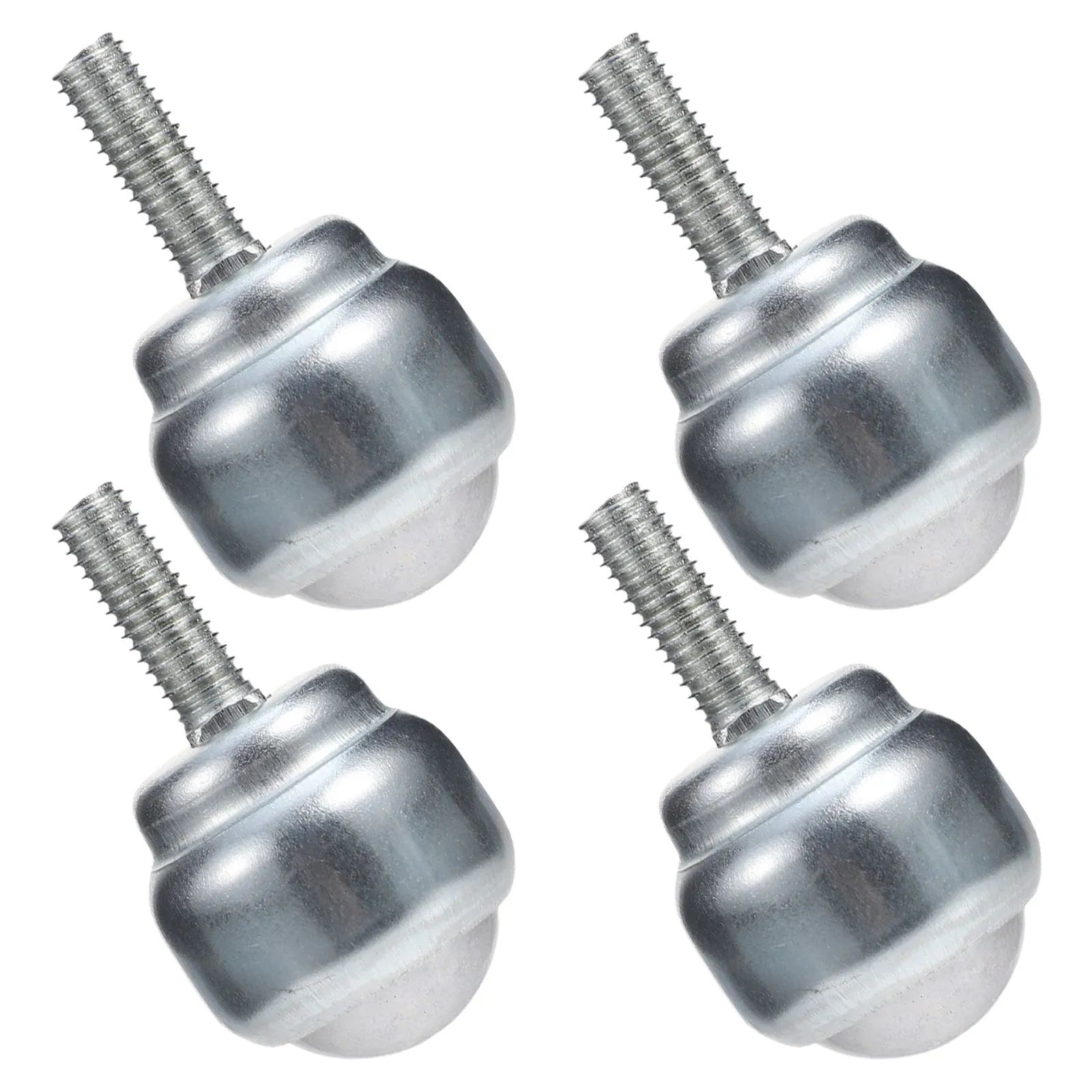 4Pcs Metal Ball Casters 360 Degree Rotating Ball Transfer Bearings Smooth Quiet Operation High Load Capacity Workbench Machinery