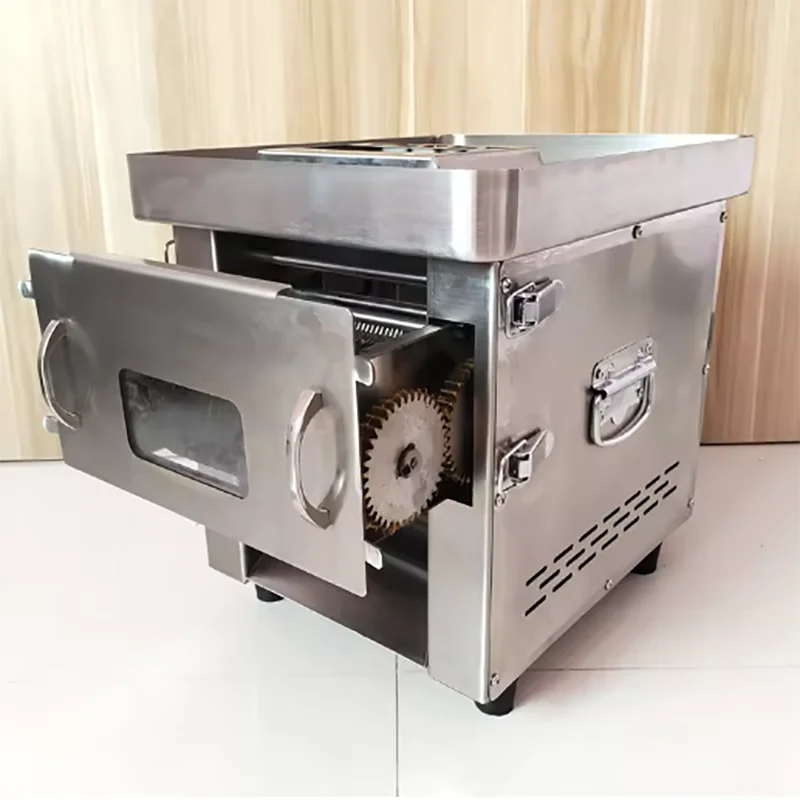 Commercial Desktop Fully Automatic Stainless Steel Commercial Multifunctional Meat Slicer