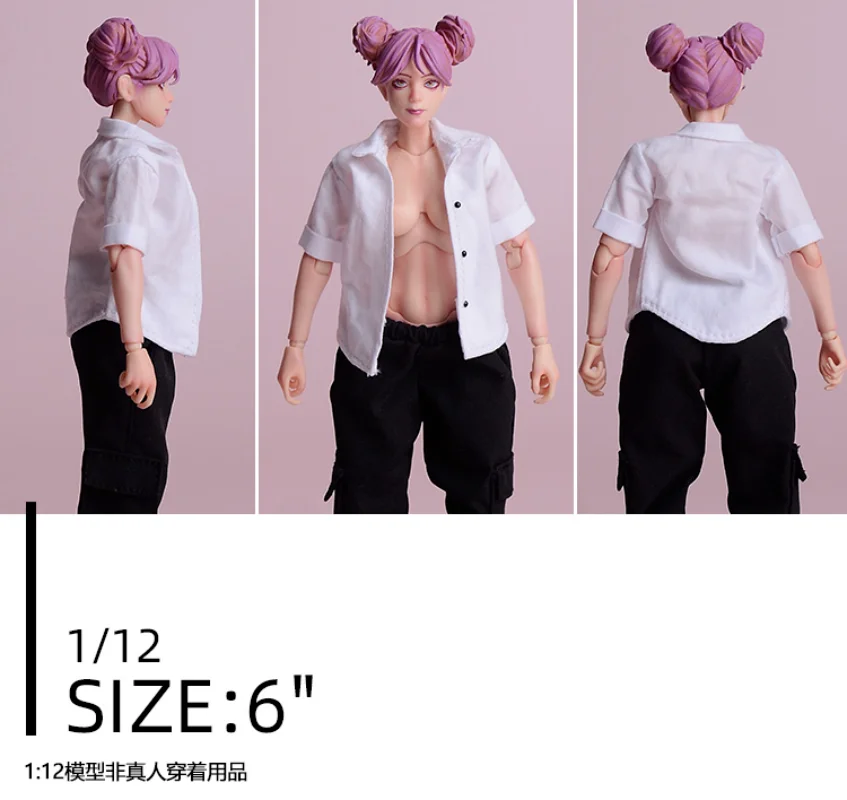 Modello di camicia in scala 1/12 per 6''TBL SHF Figma