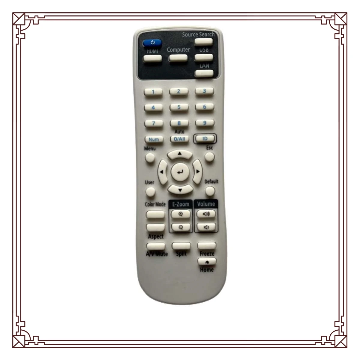 New remote control fit for Epson Projector 219863500 E20 119W X49 W49 118 982W 1288 EB-720 EB-L200X EB-L520U 1480Fi 1485Fi