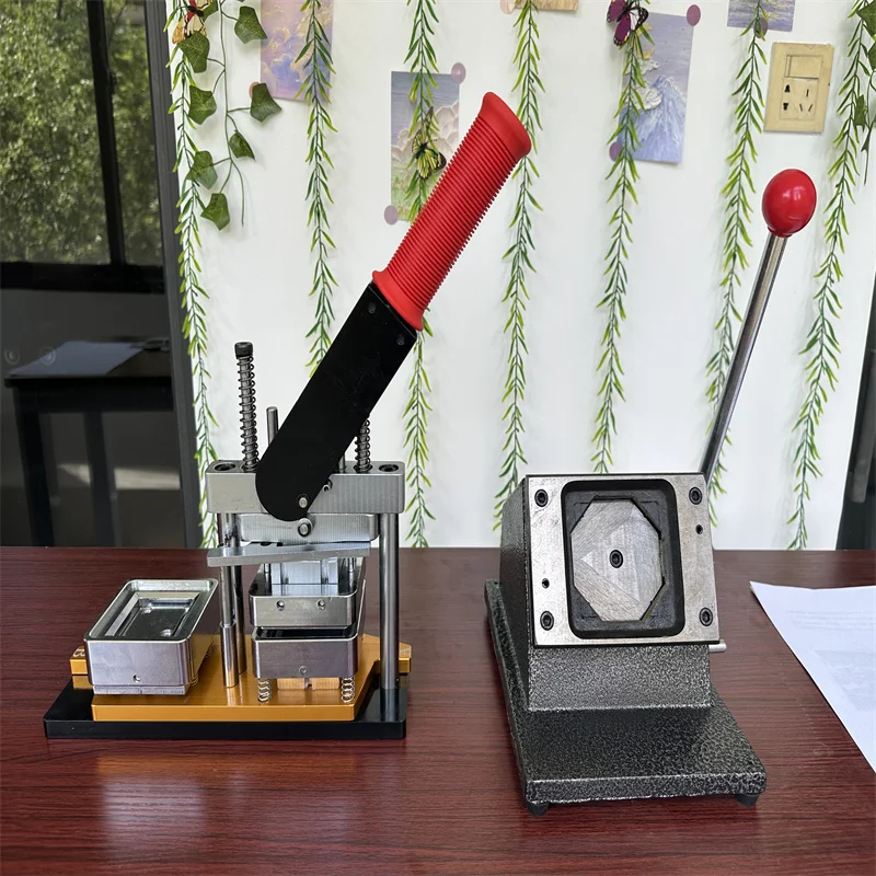 Factory Wholesale 63.5*63.5cm/50*50cm Covered Button Machine Badge Making Machine Manual Button Making Machine Button Maker