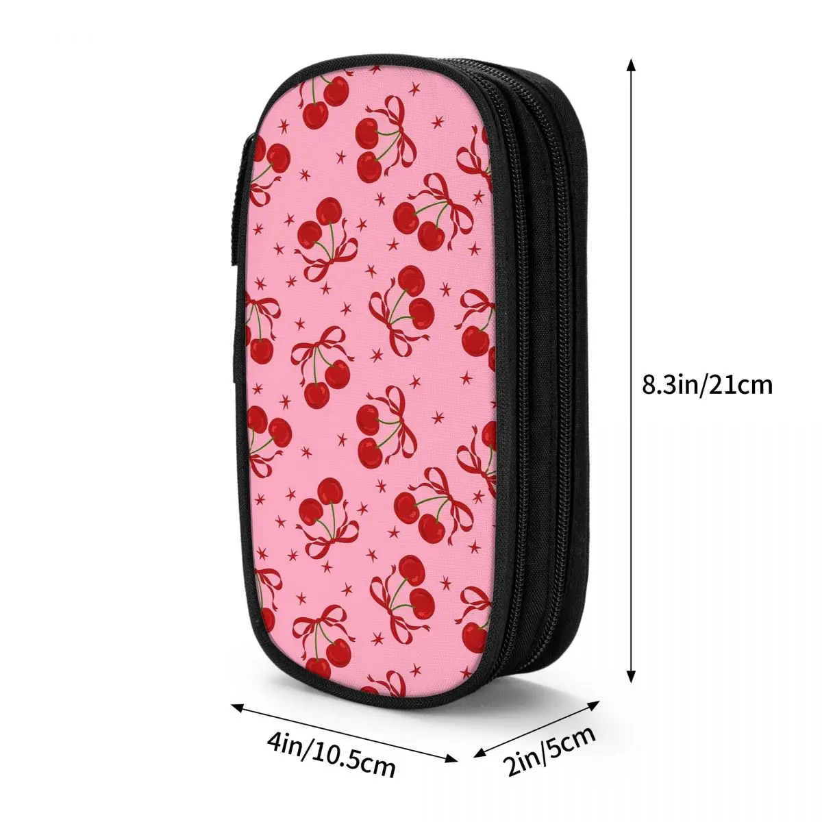 Cherry Pencil Case for Studen School Pen Box Pencil Bag Stationery Supplies Pen Holder Bag