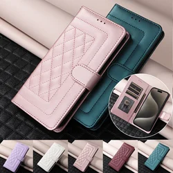 Flip Leather Phone Case for Samsung Galaxy S24 Ultra S23 FE S22 S21 S20 S10 S9 Plus Note 20 10 anyard Wallet Card Cover Coque