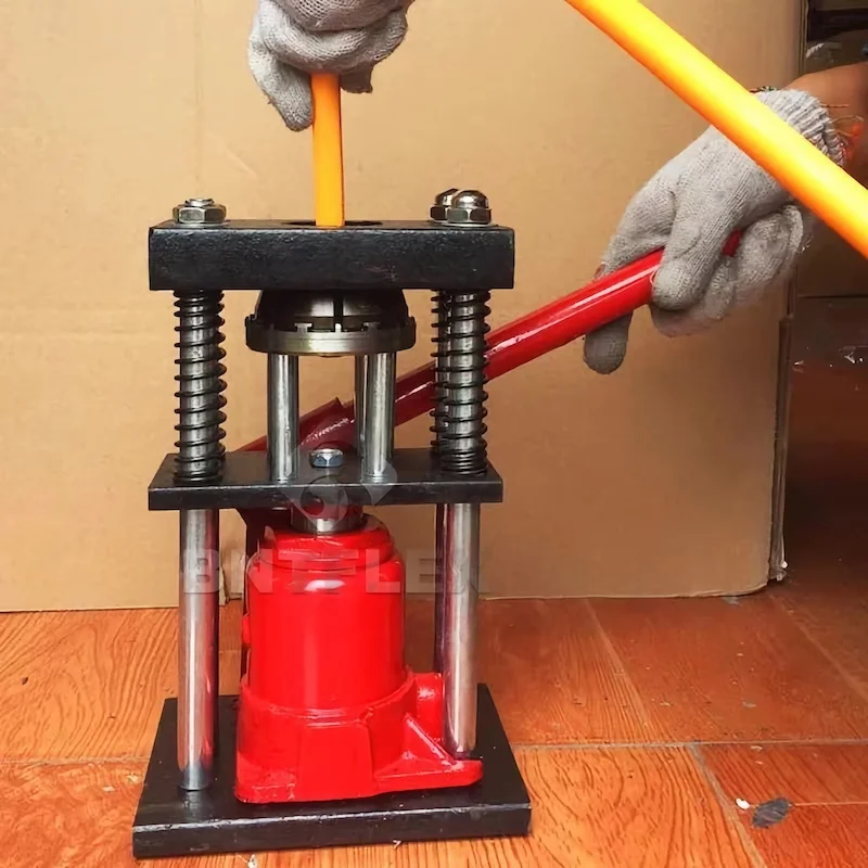 Manual Agricultural sprayer tube high pressure hose tube pressing machine for sale