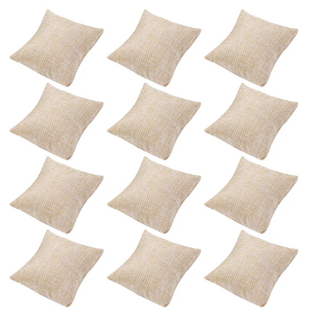 

20Pcs Linen Jewelry Display Pillows Small Watch Cushion Bracelet Bangle Pillow Elegant Jewelry Organizer for Display and Storage