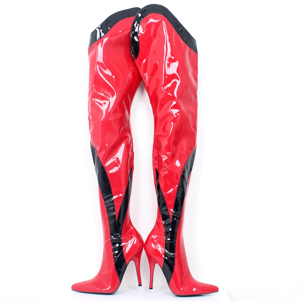

5"High Heel Unisex Stretch Thigh High Boots Adult Cosplay Sexy Boots
