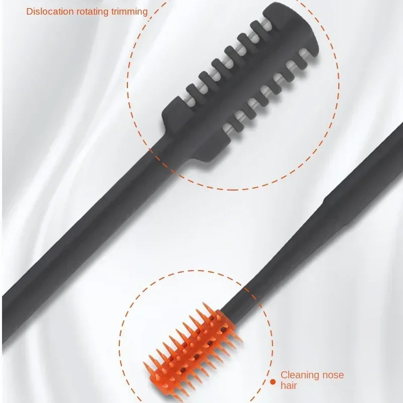 3 штуки портативного ручного стржального станка для носовых волос Washable Storage Box Waterproof Double Head Nose Hair Removal