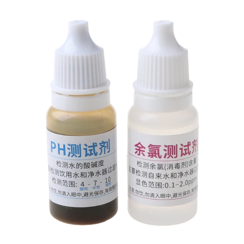pH A2O น้ำ pH OTO ชุดทดสอบคู่ตรวจจับน้ำกรองของเครื่องกรองน้ำสำหรับ Home Tap และ Well Water ความแม่นยำสูง
