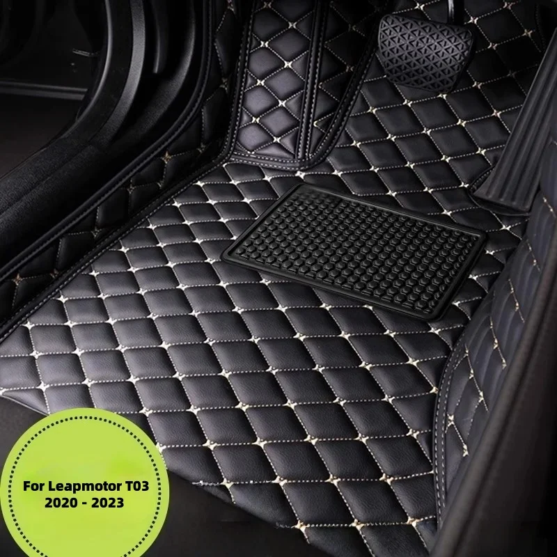 

For Leapmotor T03 2020 2021 2022 2023 Driver's Floor Mat Custom Car Floor Mats Auto Interior Details Accessories Carpet