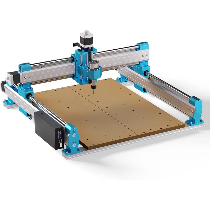 Máquina roteadora para fresagem de corte acrílico de metal para carpintaria, controle GRBL, acionada por parafuso de chumbo