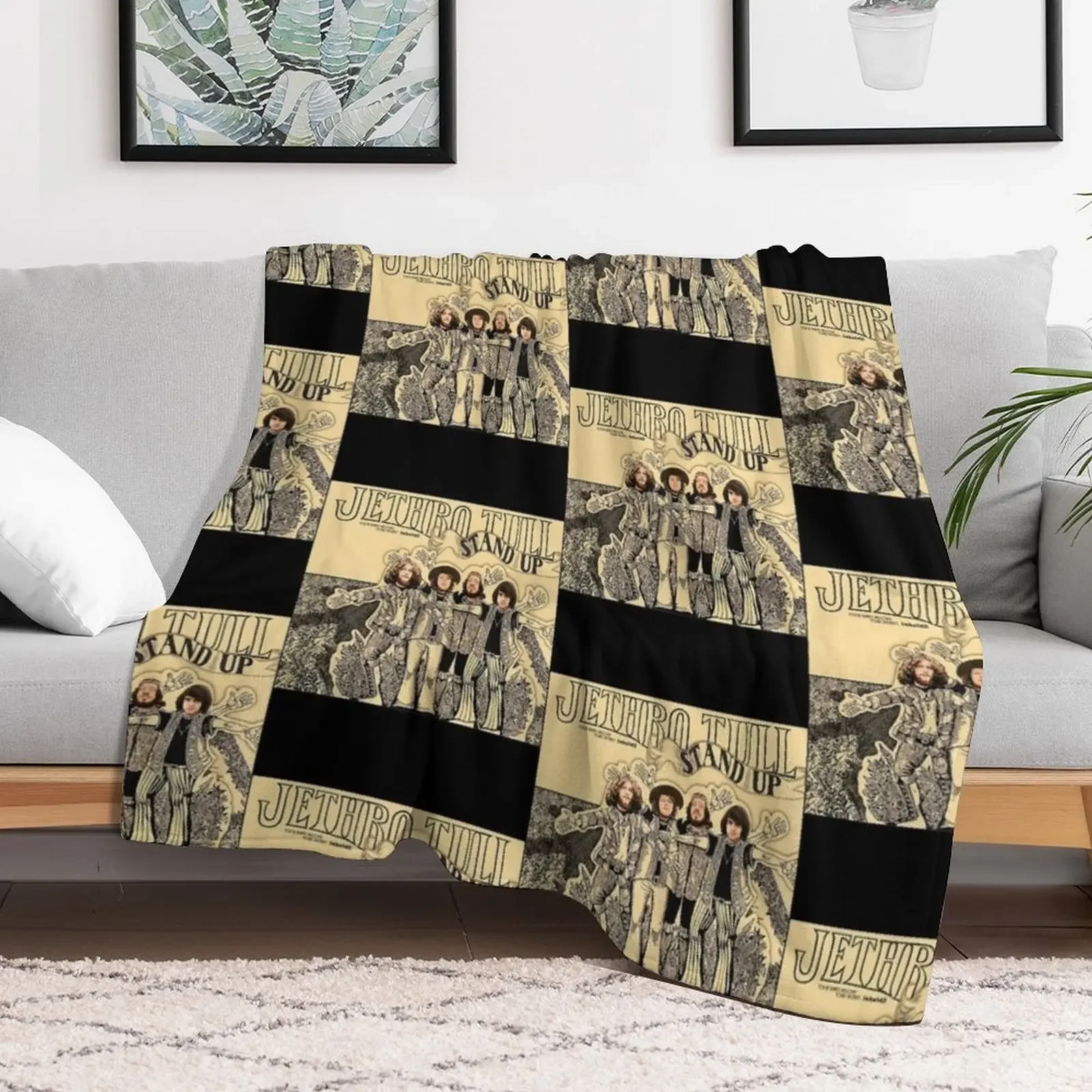 Jethro Tull Throw Blanket Comforter Flannel Fabric sofa bed Decorative Throw Blankets