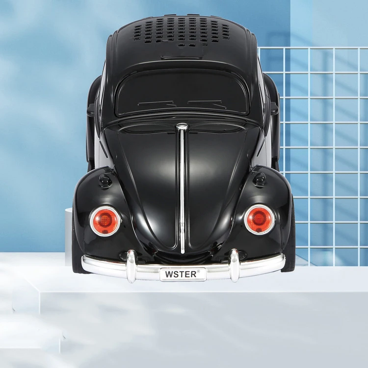 Small Car Speaker With Lights 3D Surround Music Player Portable Support TF Card U Disk Flash Drive For Playback
