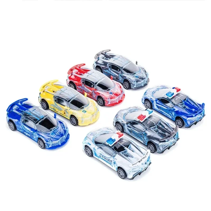 Mini Cool And Luminous Universal Car Toys Vehicle Music Sports Car Model Electric Cars Toys Gifts