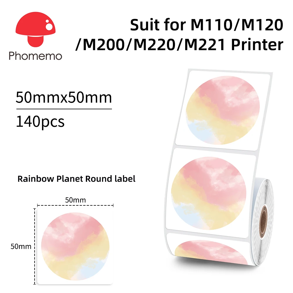 Laser Silver Label Sticker Thermal Label Waterproof 40x30mm Adhesive Paper for Phomemo M110/M120/M200/M220/M221 Label Printer