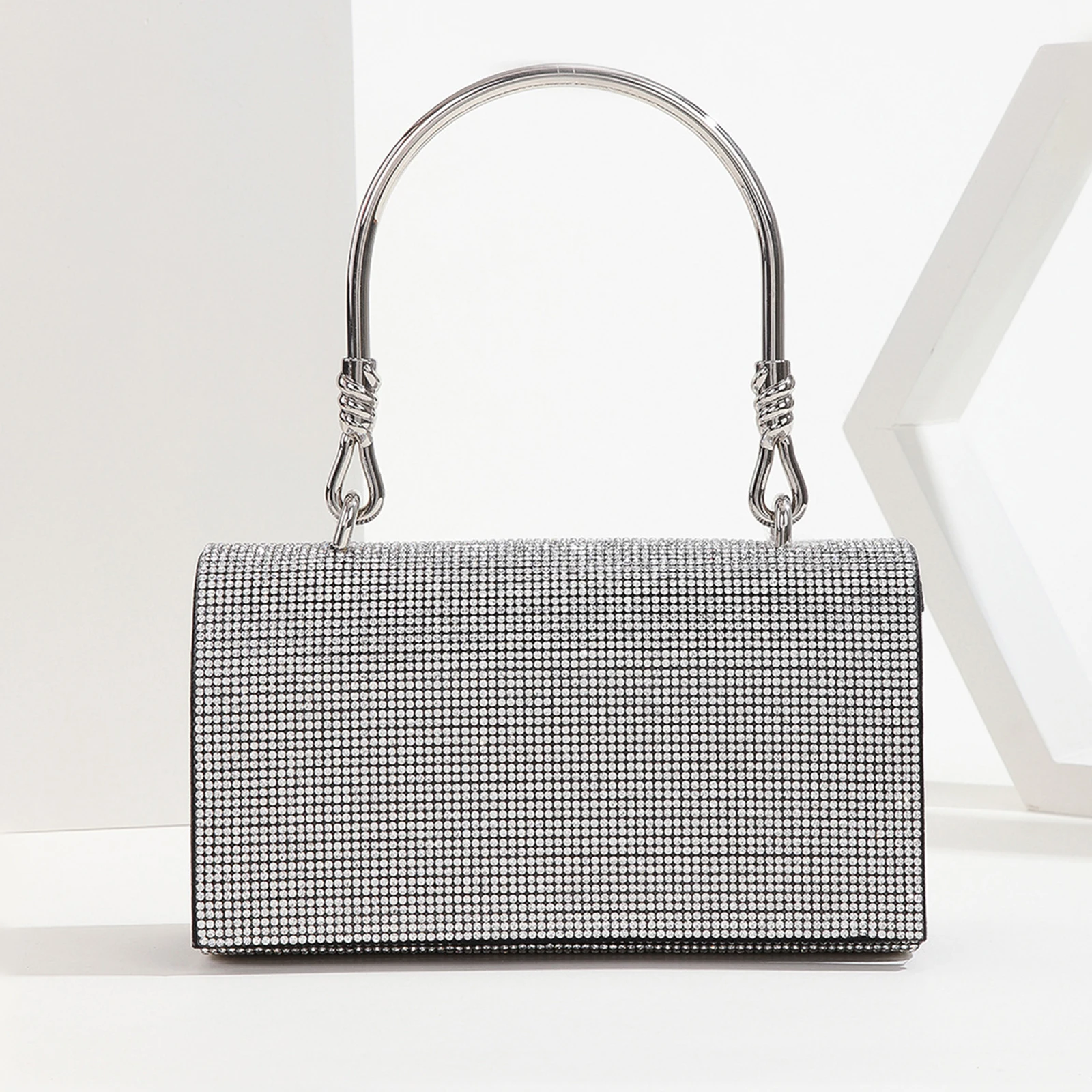 

Ladies Luxury Rhinestone Evening Bags Shiny Diamond Clutch Purse Large Capacity Bling Purses Elegant Wedding Party Tote Handbag