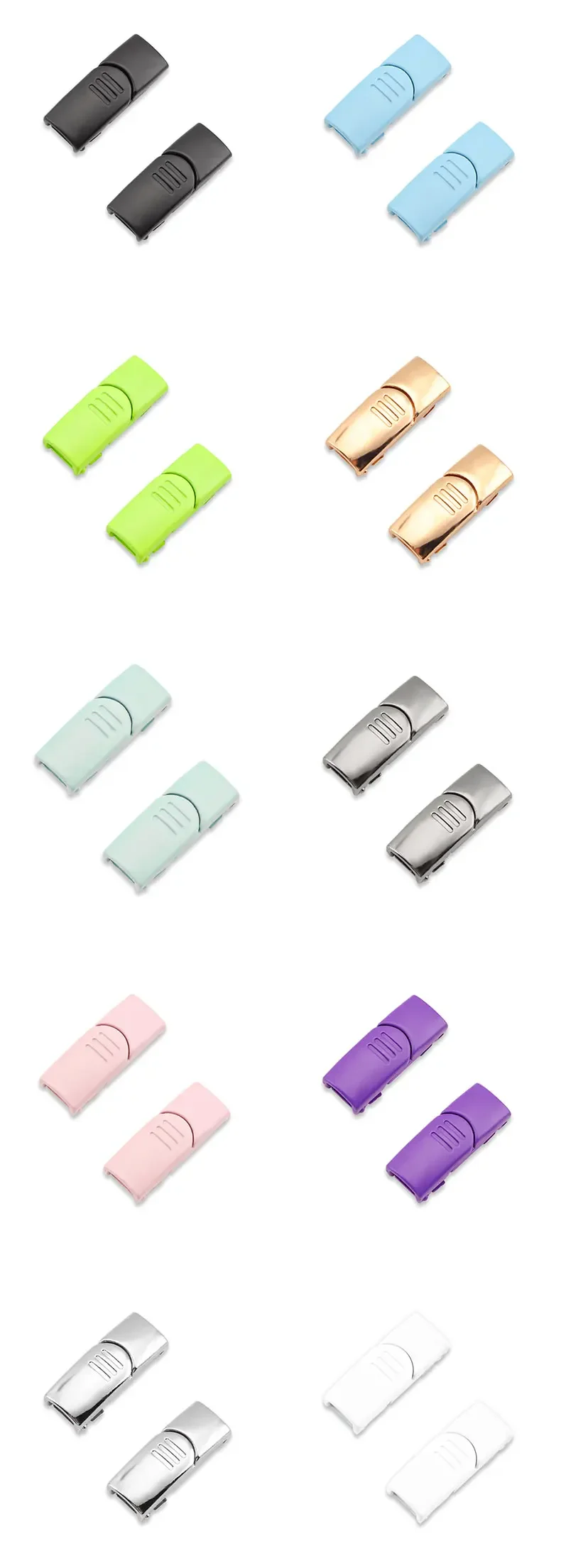 Keine Krawatte Schnürsenkel Magnets chnalle tieless faul Schnürsenkel Schloss Schnell verschluss passt Freizeit schuhe Turnschuhe Stiefel Leinwand neu – Detail 5