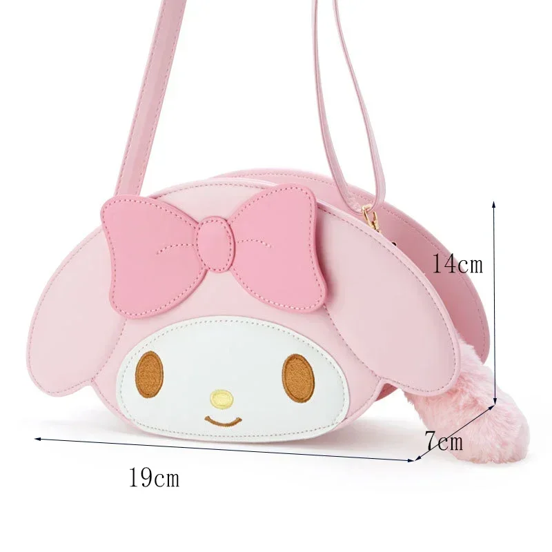 Monederos y bolsos de Hello Kitty, bolsos de hombro Sanrio para mujer, cartera bonita, bolsa Kuromi My Melody, bandolera, estuche de moda