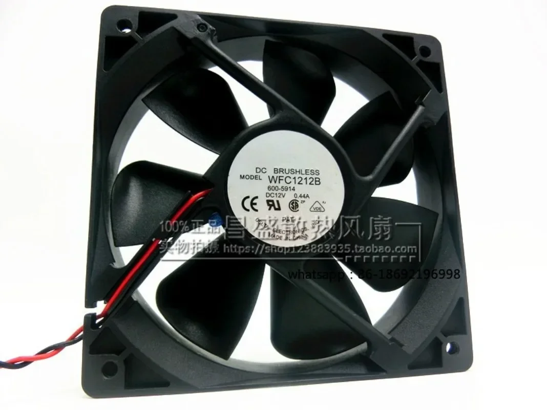 12Cm/12025 Double Ball Silent Chassis/Power Fan WFC1212B 0.44A