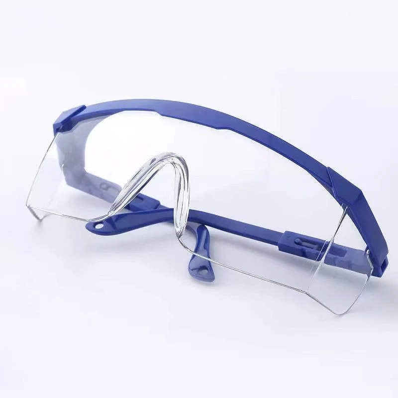 Safety Glasses Protective Eyewear Goggles Anti Droplet Debris Googles Adjustable Telescopic Labor Protection Goggles Work Lab