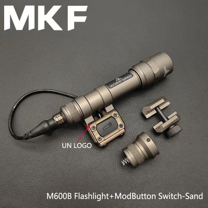 SF M600 M600B M300 M300B Flashlight Tactical LED Powerful Weapon light Hunting Rifle Scout Light Modbutton Pressure Switch