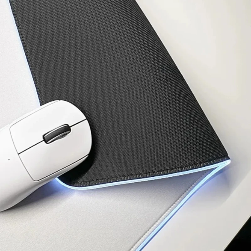 RGB Shine muismat aangepast 4 mm patroon glad Bluetooth extra grote bureaumat FPS Office Esports Gaming muismat accessoires