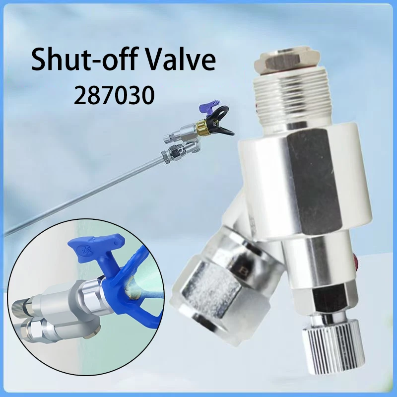 ショットバルブシャットオフバルブ-7-8-エアレススプレーアダプタージョイント-graco-wagner-titan-gun-エアレス塗装ツール