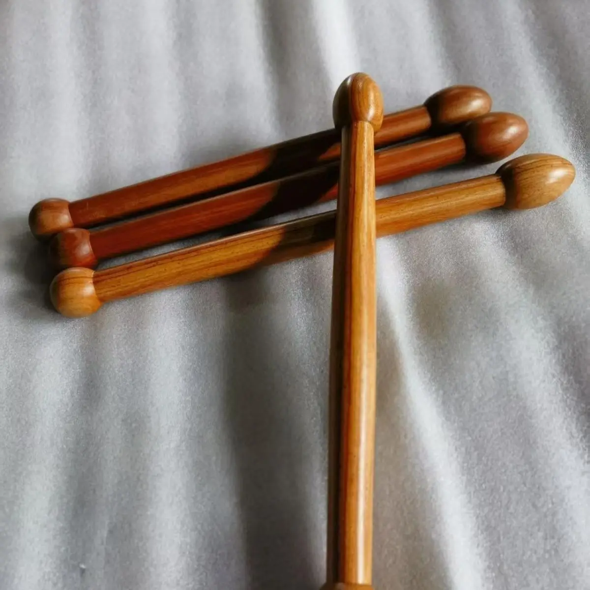 Outdoor Portable EDC Solid Wood Drum Stick Short Hammer Tool Car Emergency Survival Window Breaking Tool