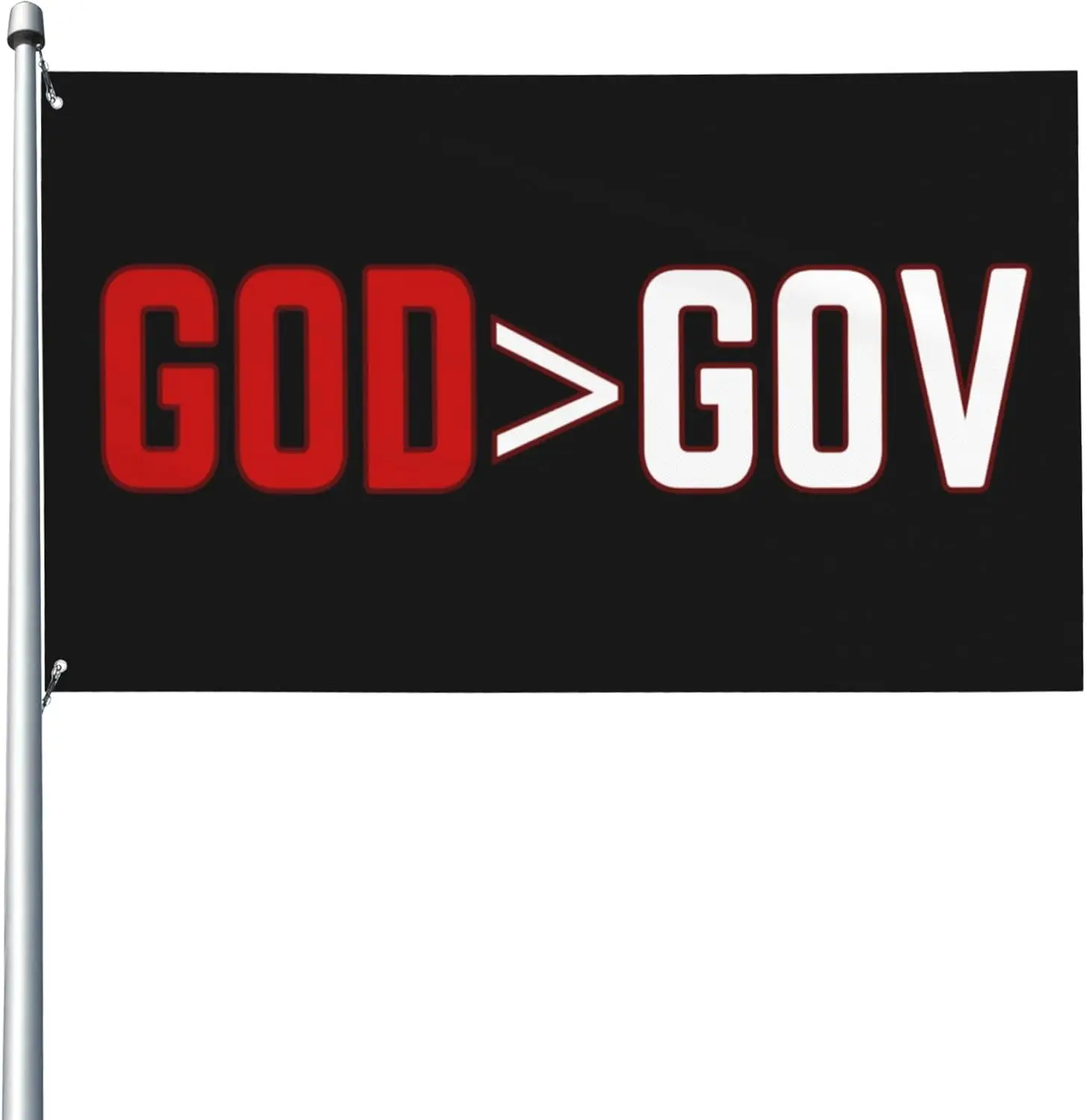 Flagicts 100% Polyester God Is Greater Than Government Flag