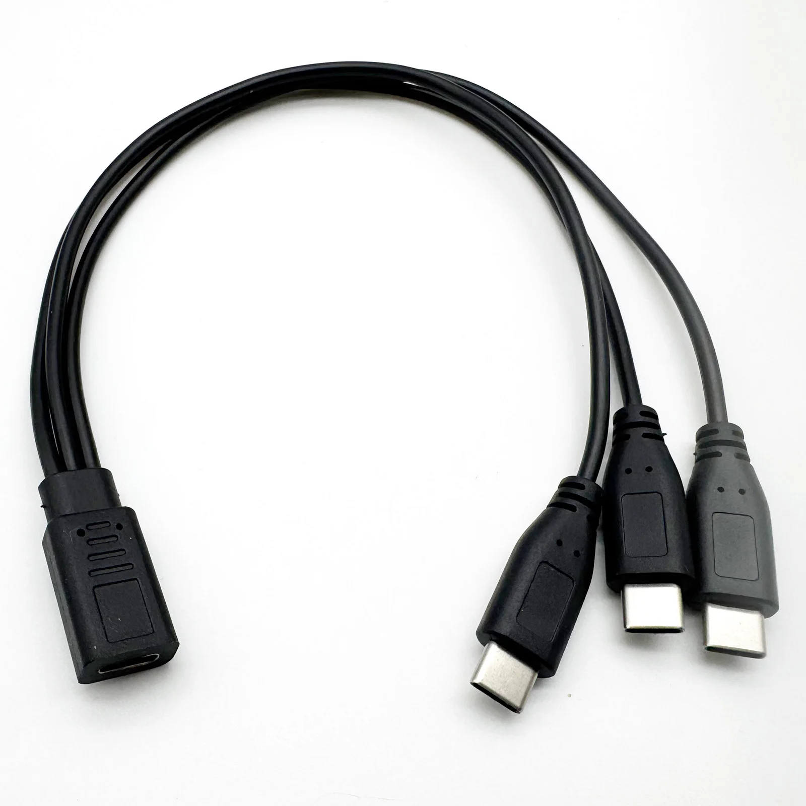 1pc USB C Splitter Charge Cable USB Type C Female to 3 X USB Type C Male Extension Charging Cable 3 in 1 Fast Charging Cord