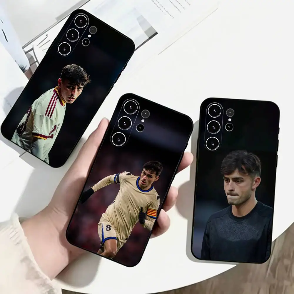 Pedri Gonzalez-Z F-Football Sport Phone Case For Samsung S25,S24,S21,S22,S23,S30,Ultra,S20,Plus,Fe,Lite,Note,10,Black Cover