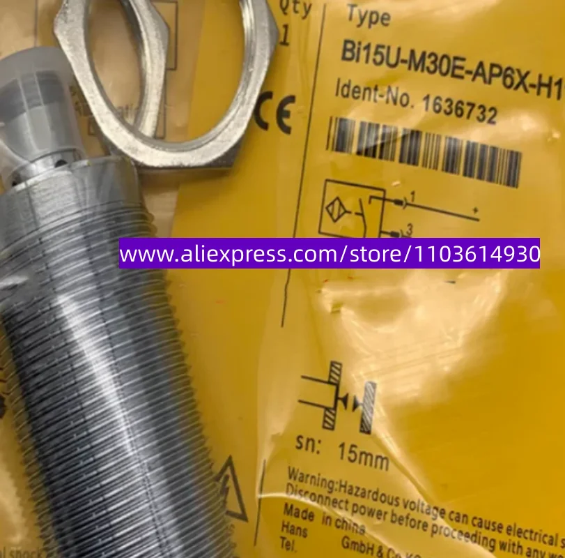 

3PCS New proximity BI20U-M30-RP6X-H1141 BI20U-M30-AP6X-H1141 BI15U-M30-AN6X-H1141 BI15U-M30-AP6X-H1141 NI15-M30-VN6X-H1141