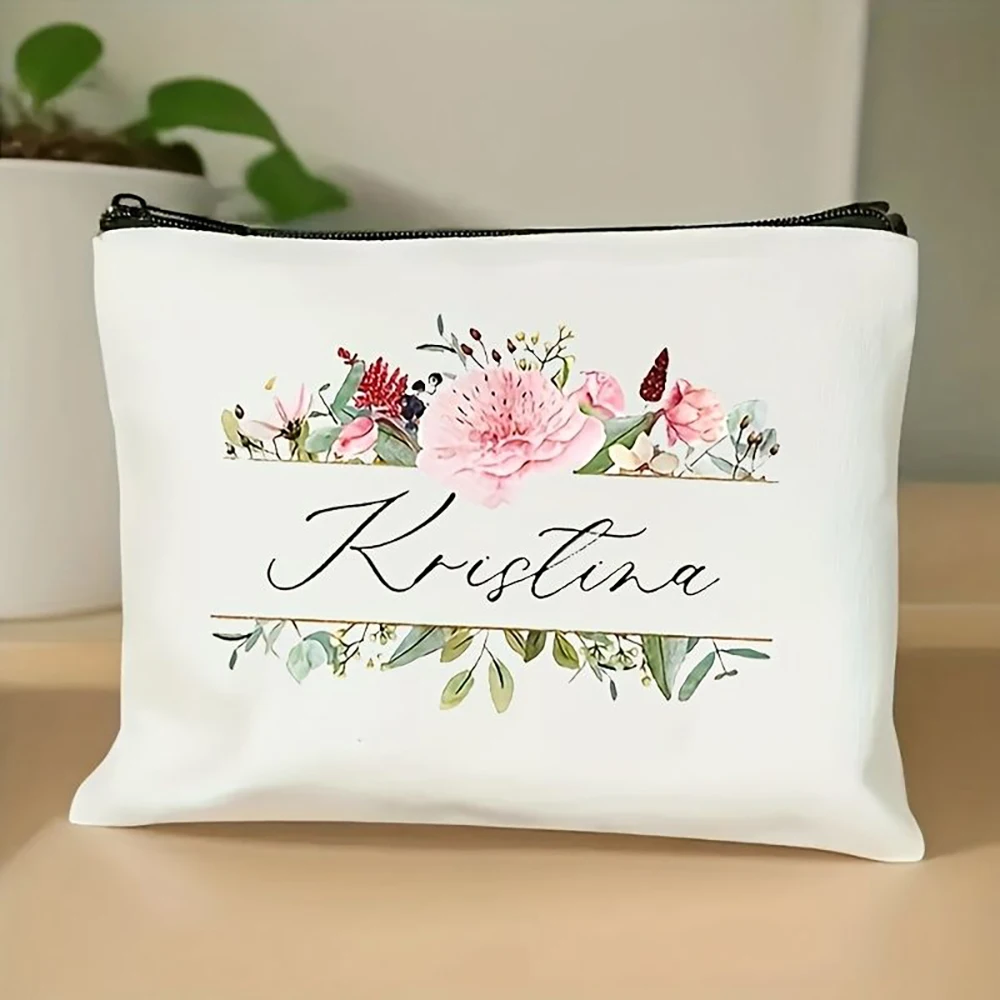 1pc  Fun Medicine Pattern Makeup Bag, Portable Travel Toiletry Pouch for Nurses & Medical Staff