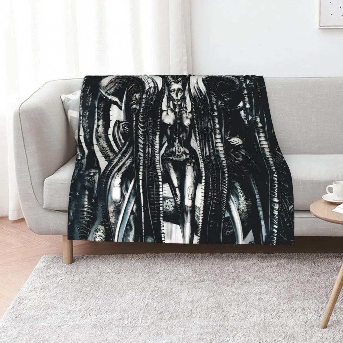 

HR Giger Lilith Steampunk Throw Blanket Thermal Kid'S Blankets For Bed Luxury Throw Blankets
