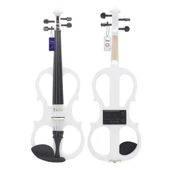 Professional 4/4 Electric Violin Maple Body Electro Violin Silent Fiddle With Case Cable Headphone Violin Parts & Accessories