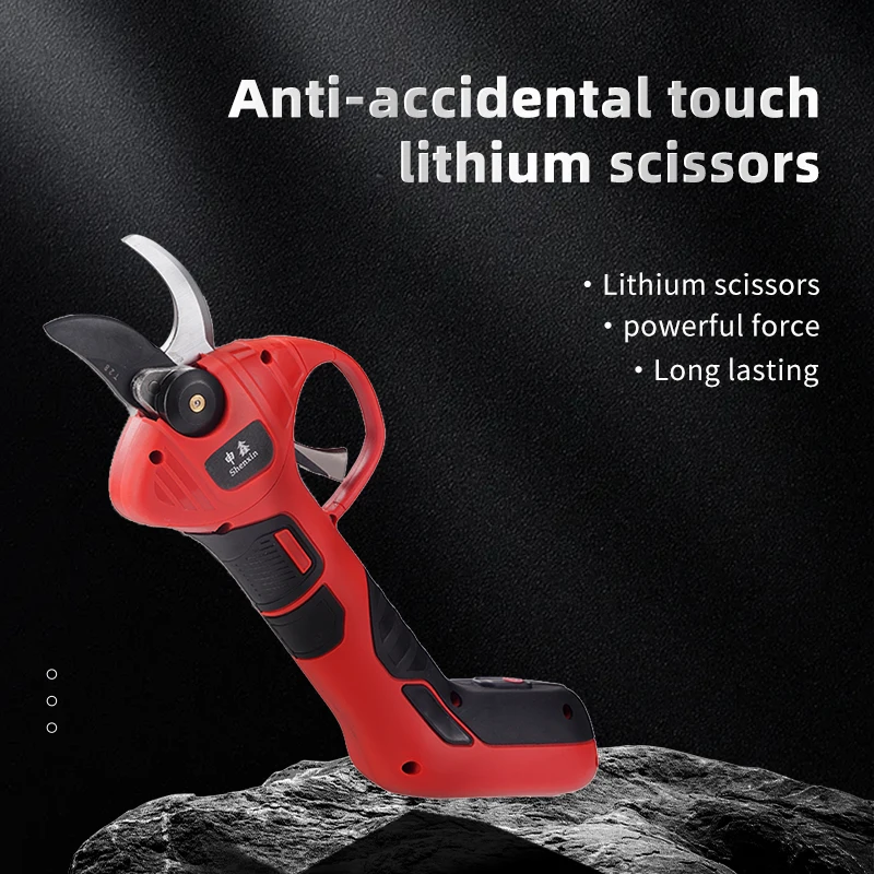 SENGXIN 7.2V Electric Pruning Shears 22mm Cordless Electric Scissor Profesional Lithium-Ion Battery Garden Tools Pruner Cutter