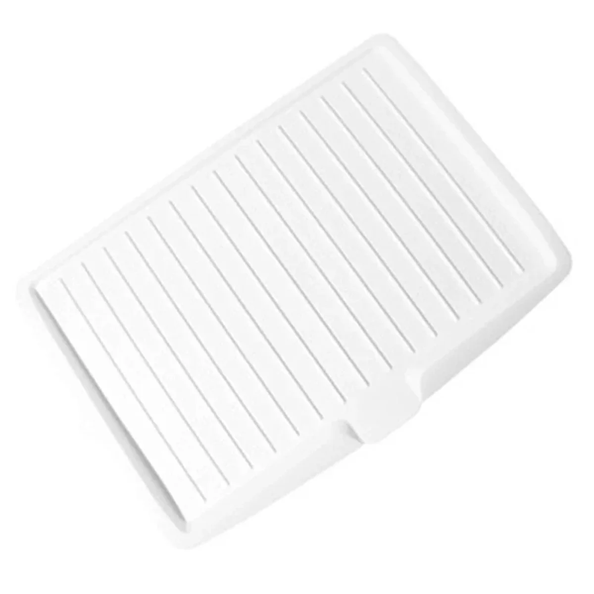 Drain Rack Kitchen Dish Drainer Tray Large Sink Drying Rack Worktop Organizer Drying Rack for Kitchen,White TQ