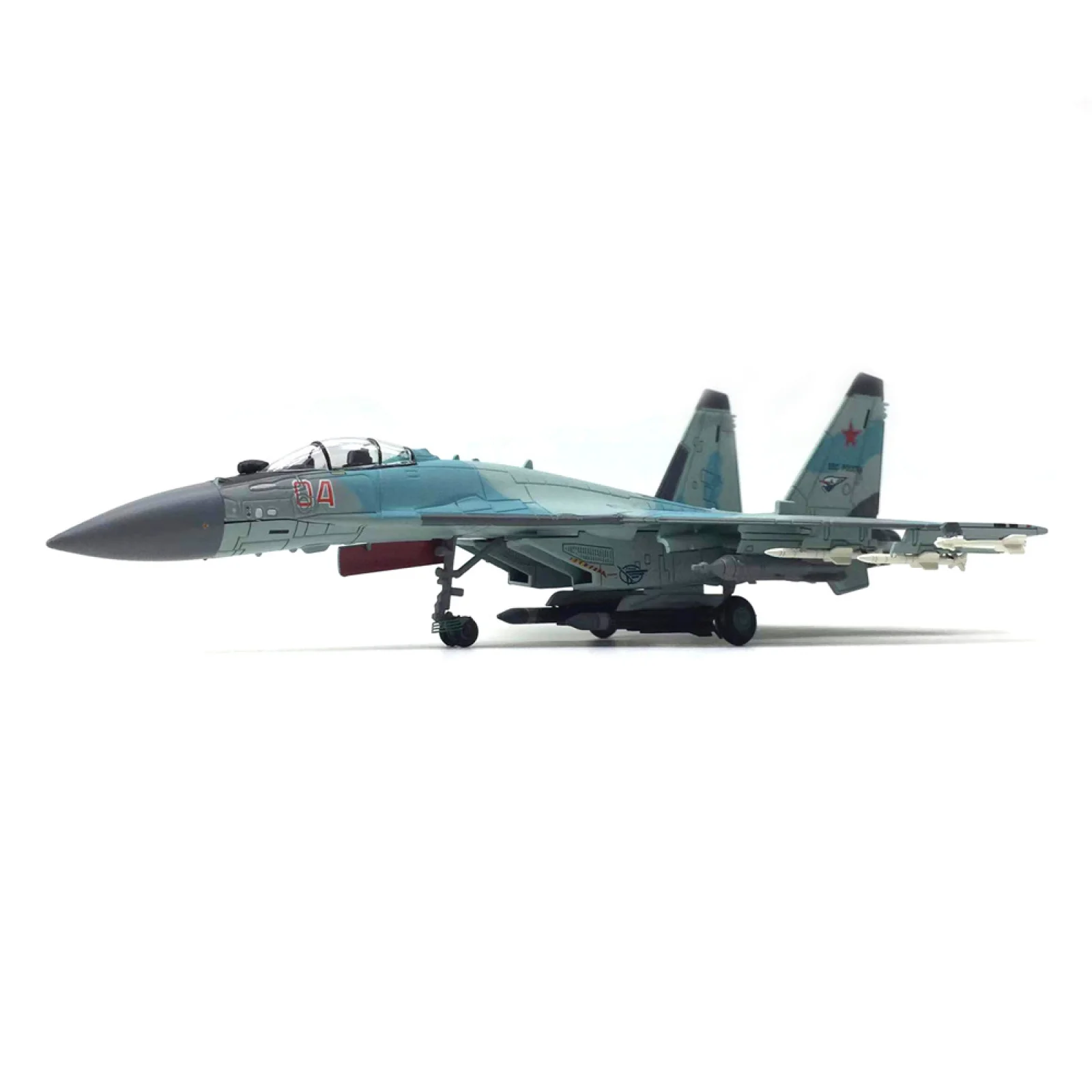 Metal SU-35 Super Flanker Heavy Aircraft 1/100 Scale Model Simulation Fighter Aviation Military Science Exhibition Models Toys
