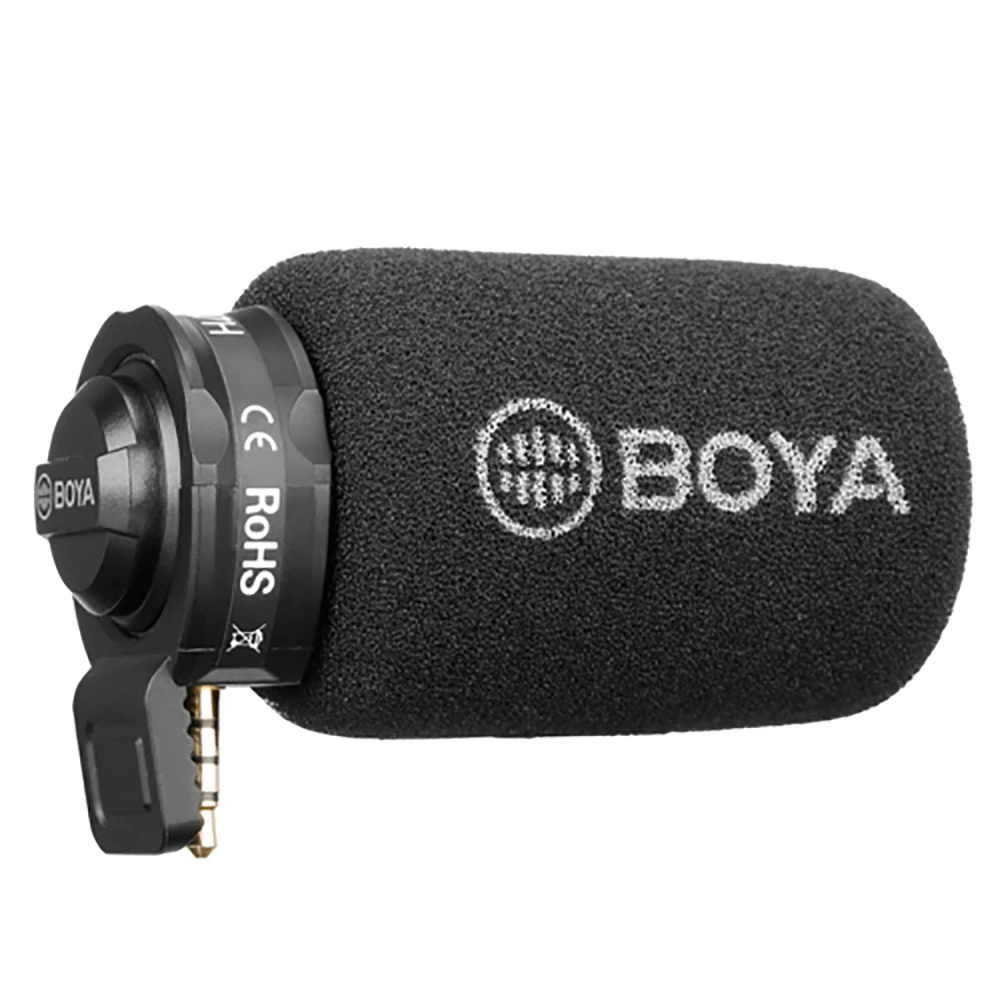 BOYA BY-A7H Condenser Microphone 3.5mm Video Microphone 3.5mm for Youtube Live Show Recording Microfono