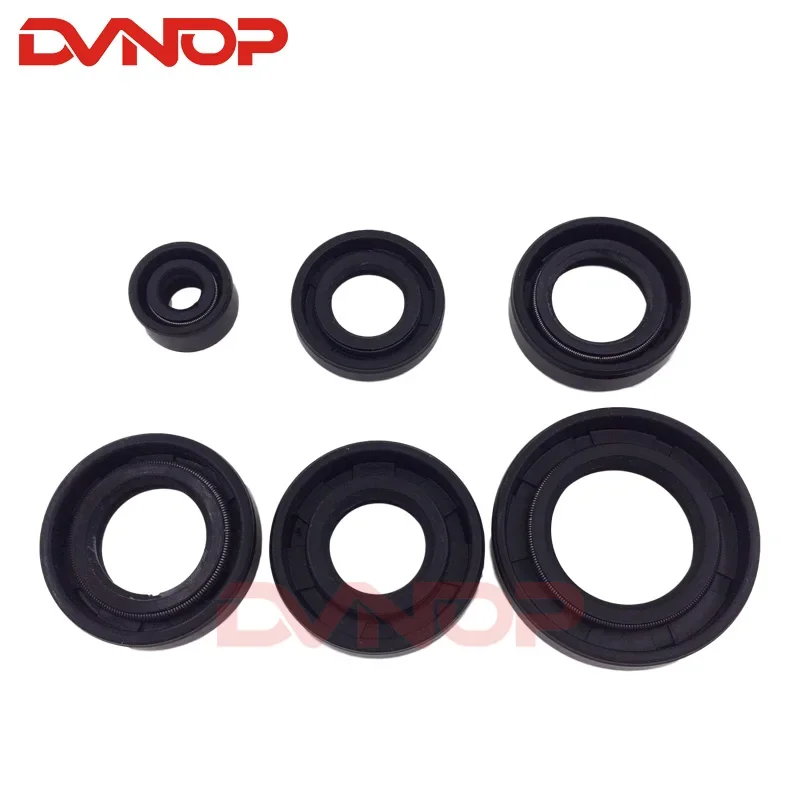 Motorcycle Full Complete Engine Oil Seal Rubber Gear Shaft Seal For WUYANG Honda XL125 WY125 WY 125 125cc Oil Seal Spare Parts