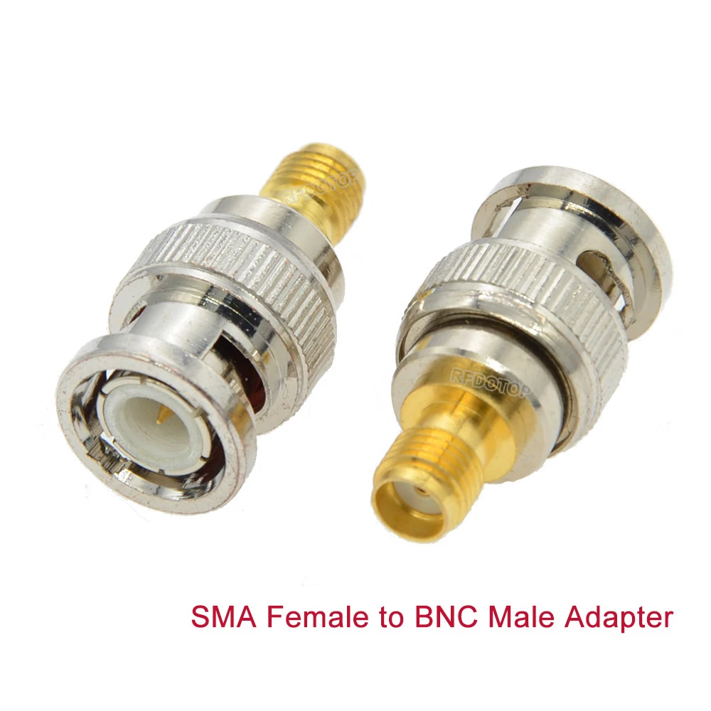 10 Teile/los SMA Weibliche Jack zu Q9 BNC Stecker Stecker für WiFi Radio Antenne Konverter Q9 BNC-SMA-JK RF Adapter Hohe Qualität