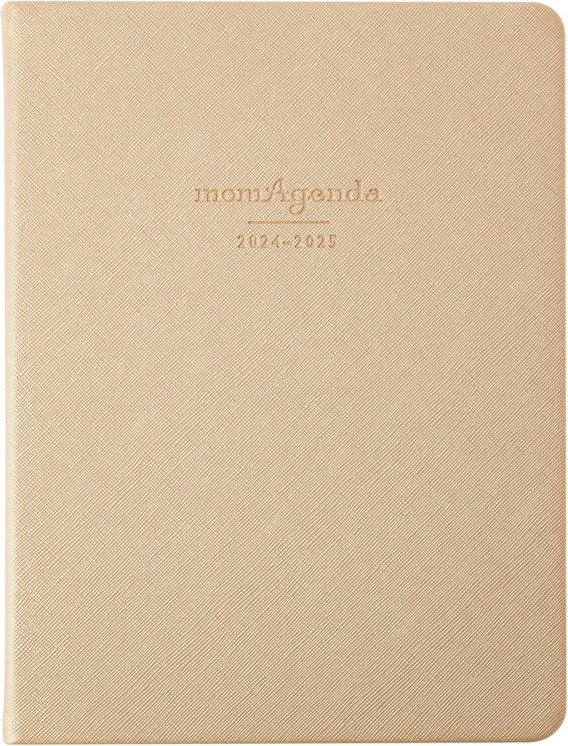 momAgenda Desktop Planner กรกฎาคม 2024 ถึงธันวาคม 2025 พร้อมปกหนังมังสวิรัติ