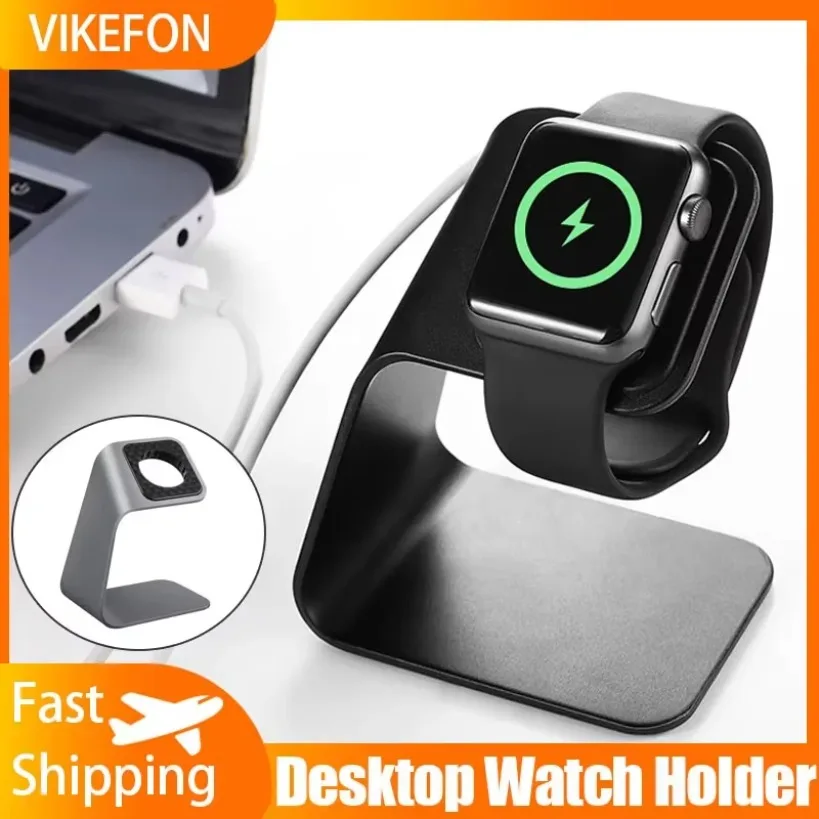 المحمولة سبائك الألومنيوم سطح المكتب أبل ساعة شحن حامل المضادة للانزلاق قاعدة شحن لساعة أبل 9/8/7/6/5/4/3/2/1 الجيل