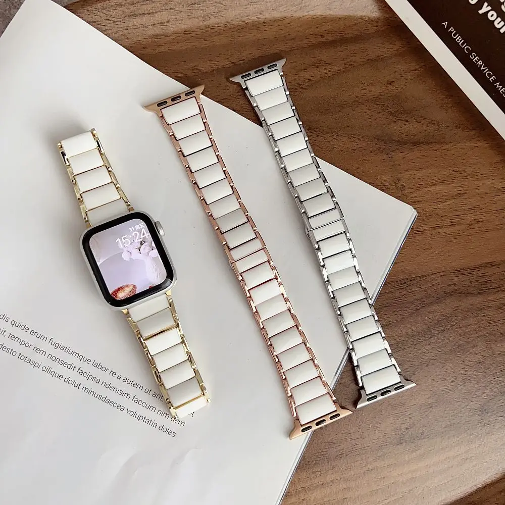 

Watch Strap for Apple Watch Ultra Bands 49 46 45 44 42 41 40 38 mm Wristband for iwatch S11 10 9 8 7 6 5 4 3 SE Luxury Wristband