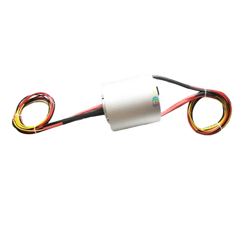 High-quality Standard through hole slip ring 50 mm 12 Circuits 25A