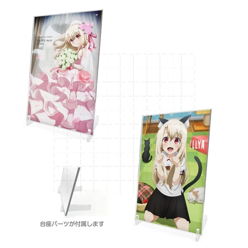 Game Miyu Edelfelt Illyasviel von Einzbern Acrylic Stand Doll Anime Figure Model Plate Cosplay Toy for Gift