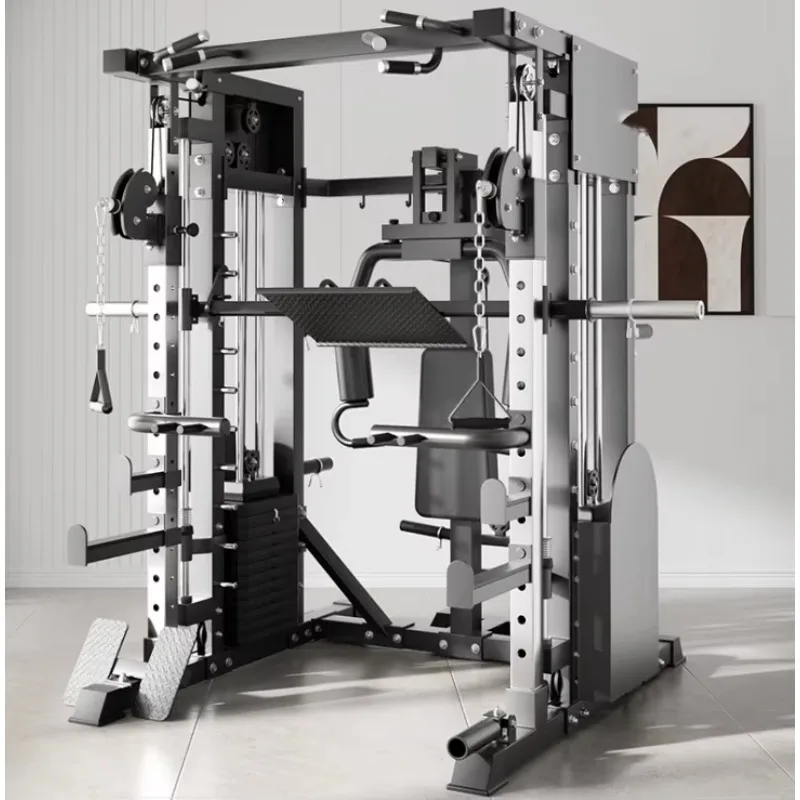 YTYINFitness équipement maison multi-fonctionnel oiseau portique banc presse Squat Rack Smith Machine entraîneur de force complet