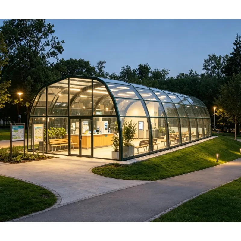 Premium Aluminum Alloy Sunroom Waterproof Tempered Glass Enclosure for Terrace Weatherproof Outdoor Solarium and Conservatory