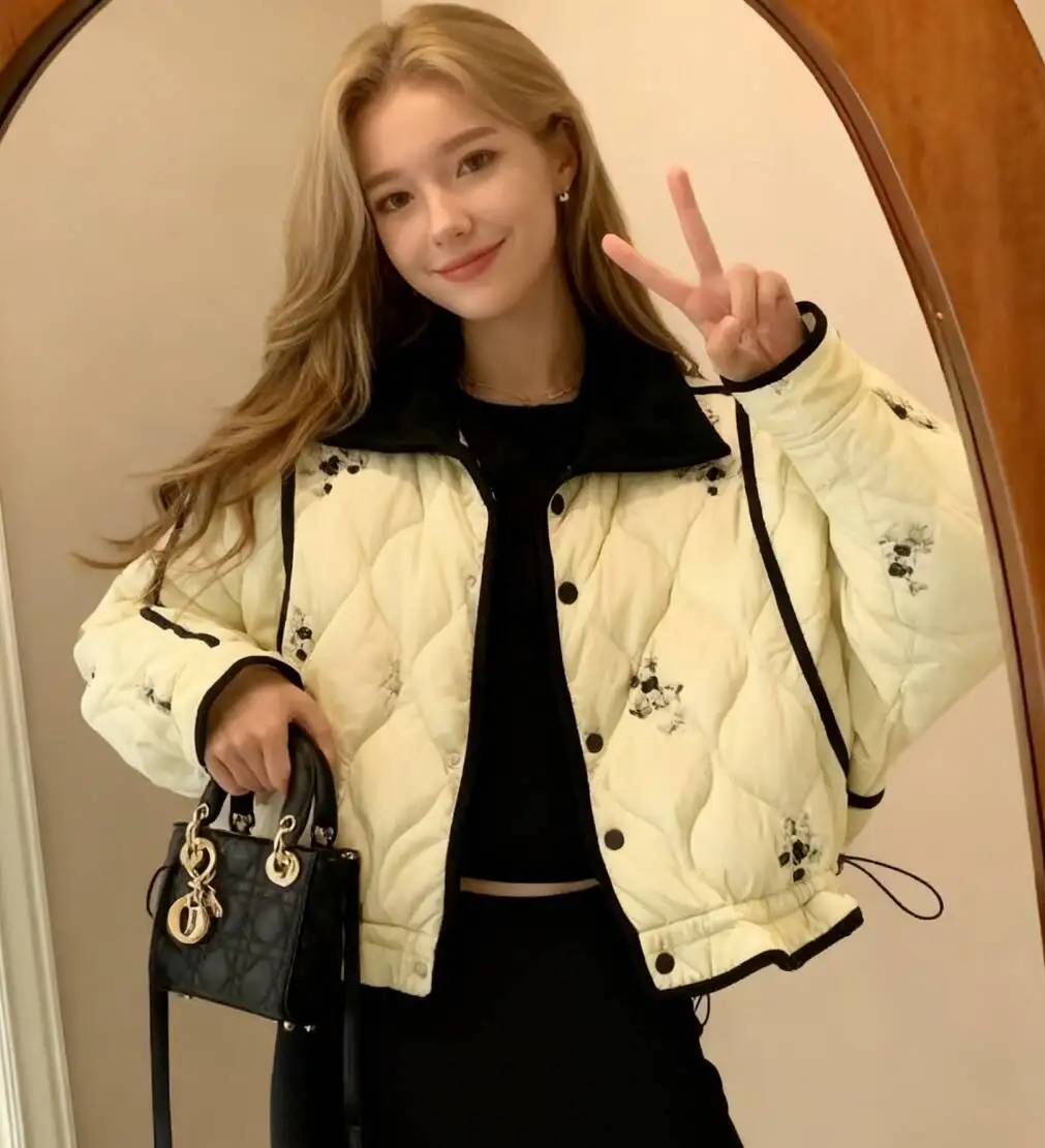 

Parkas Womens Vintage Winter Modal Liner Downfilled Double-Layered Extended Hem Timeless Elegant High-Low Slimming Classic Solid