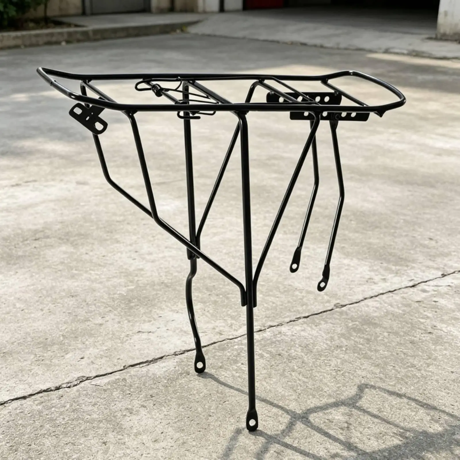 Secure Screw on Bike Rear Rack for Daily Errands Commute School Runs Strong Steel Frame Universal Bicycle Fit
