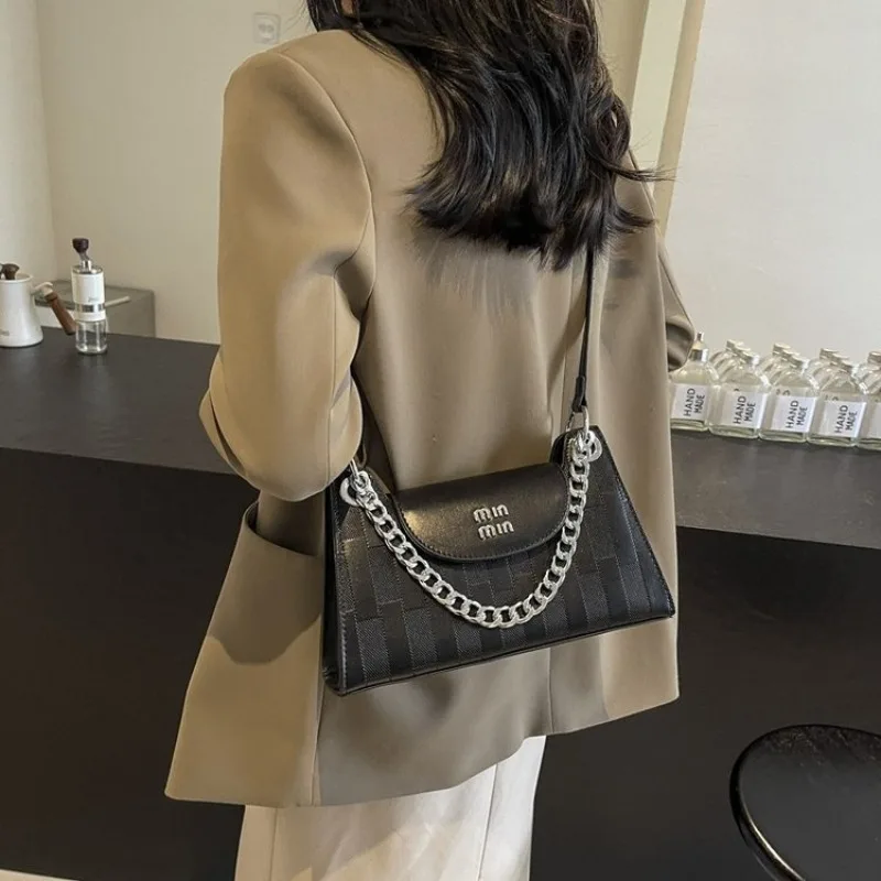

Chic Handbag Underarm Maillard Style JK Bag School Simple Cute Shoulder Bags Portable Casual Exquisite Creative Design